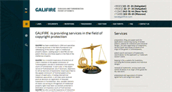 Desktop Screenshot of galifire.com